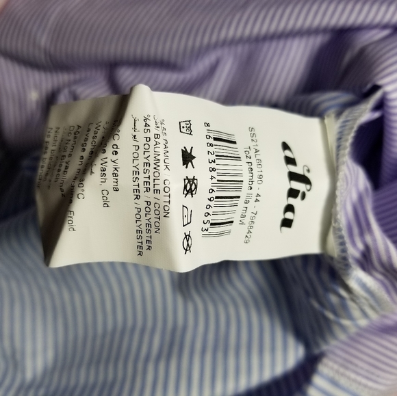 Alia Multi-Color Stripped Button Down Short Shirt Dress - Picture 7 of 8